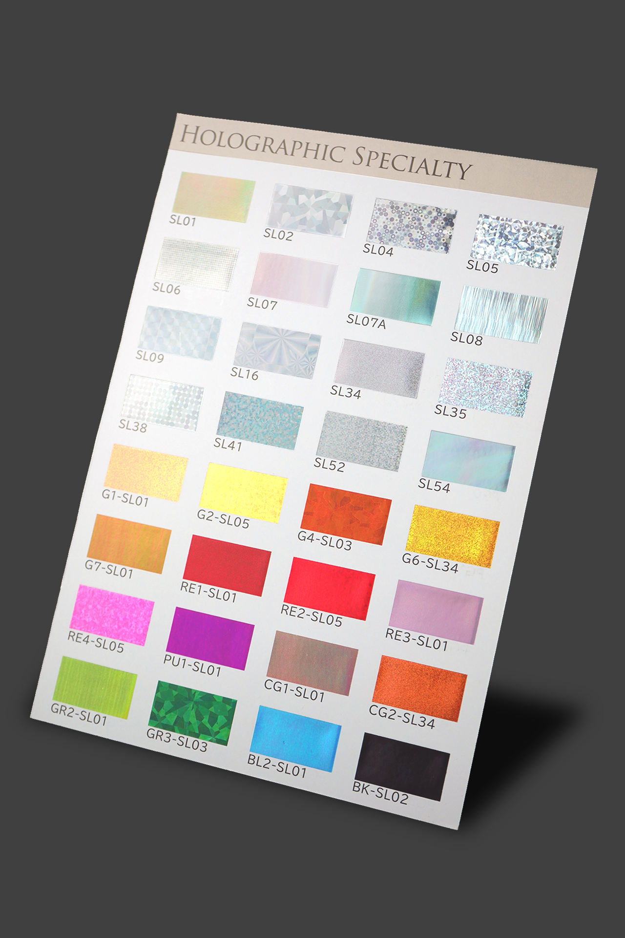 金屬色箔特寫 metallic foil closeup