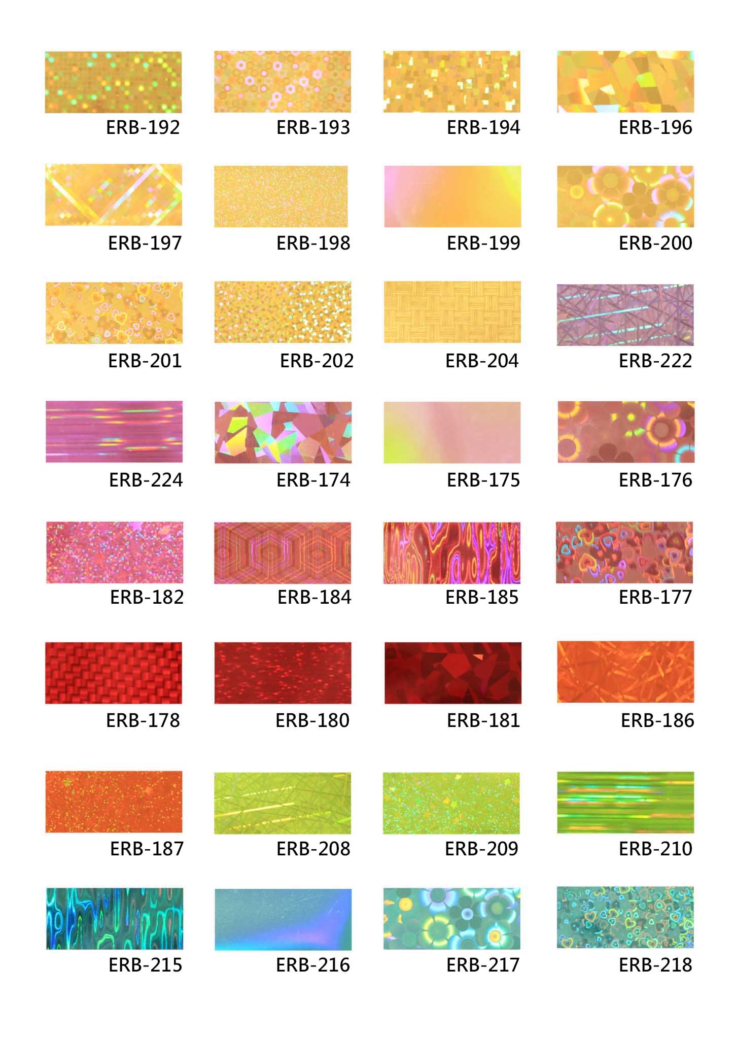 碳粉專用箔色卡 2